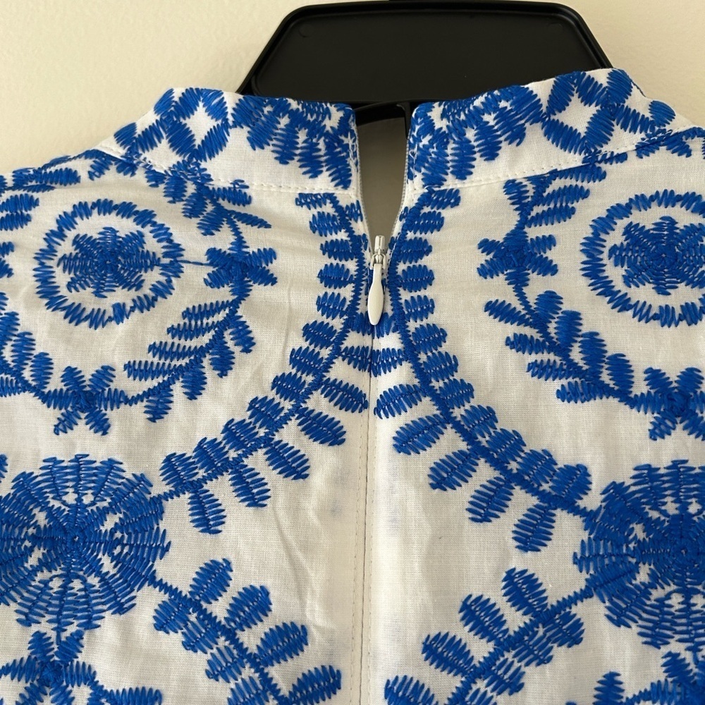 NWOT Jessica Howard Floral Blue and White Dress - Picture 11 of 16